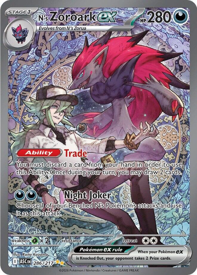 N's Zoroark ex #286 - Ascended Heroes