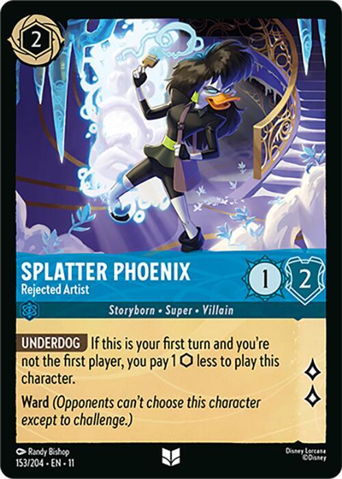 Splatter Phoenix - Rejected Artist #153 - Winterspell