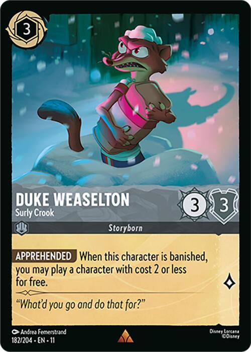 Duke Weaselton - Surly Crook #182 - Winterspell