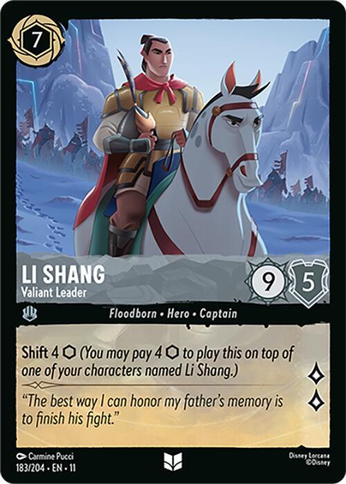 Li Shang - Valiant Leader #183 - Winterspell