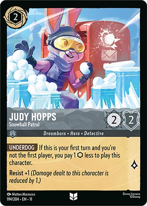 Judy Hopps - Snowball Patrol #194 - Winterspell