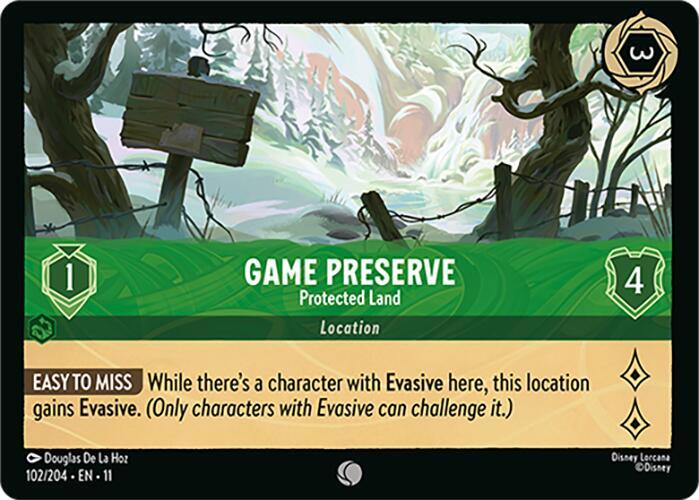 Game Preserve - Protected Land #102 - Winterspell