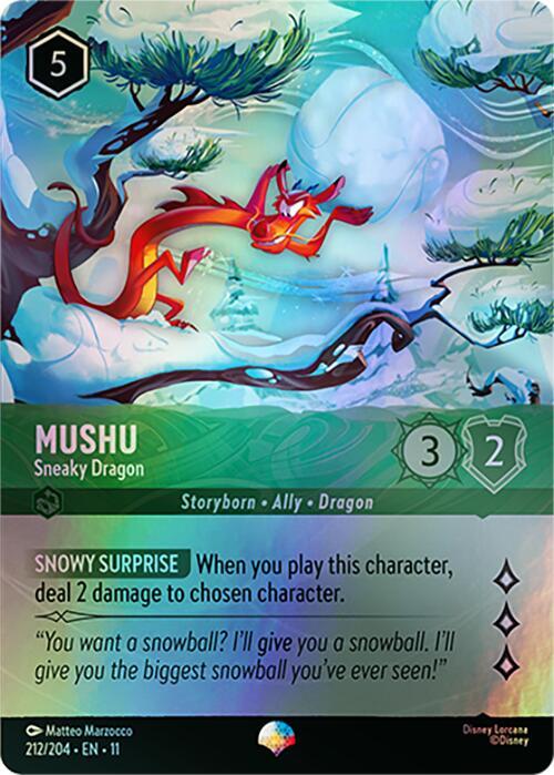 Mushu - Sneaky Dragon #212 - Winterspell