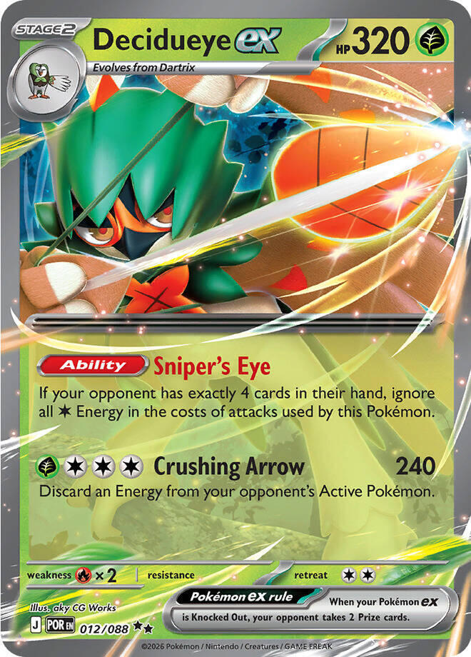 Decidueye ex #12 - Perfect Order