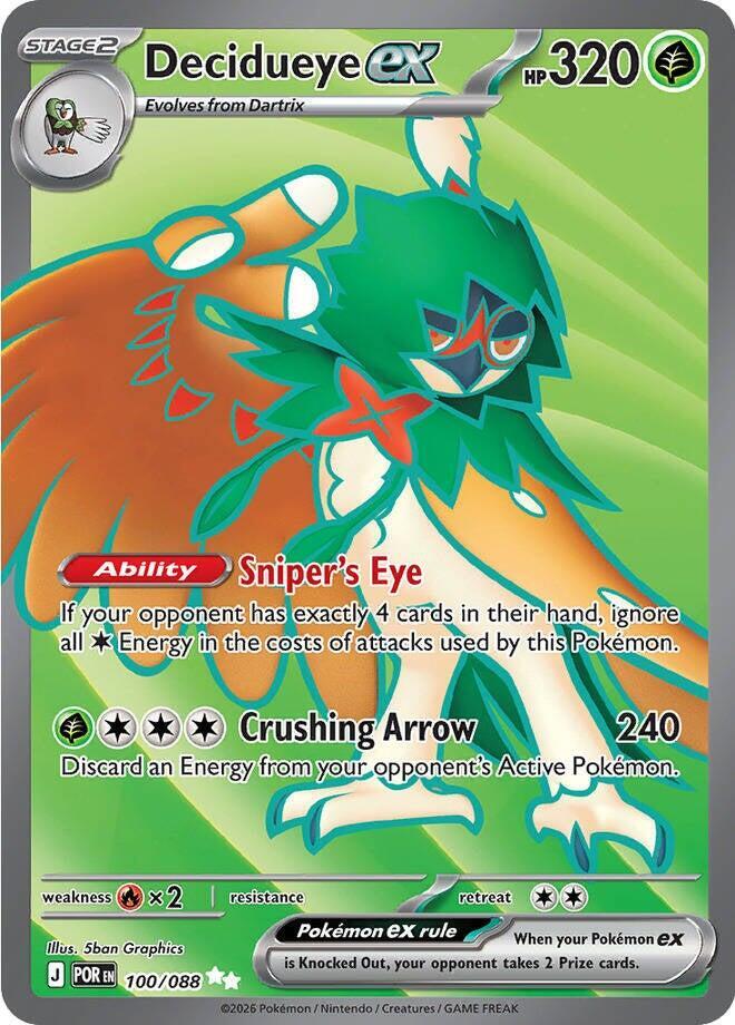 Decidueye ex #100 - Perfect Order