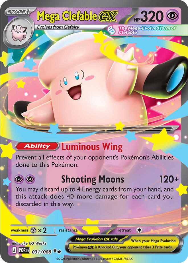 Mega Clefable ex #31 - Perfect Order