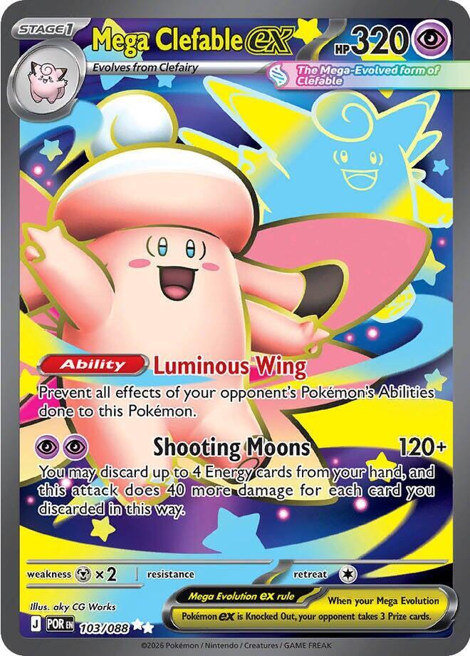 Mega Clefable ex #103 - Perfect Order