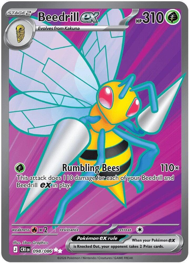 Beedrill ex #98 - Chaos Rising