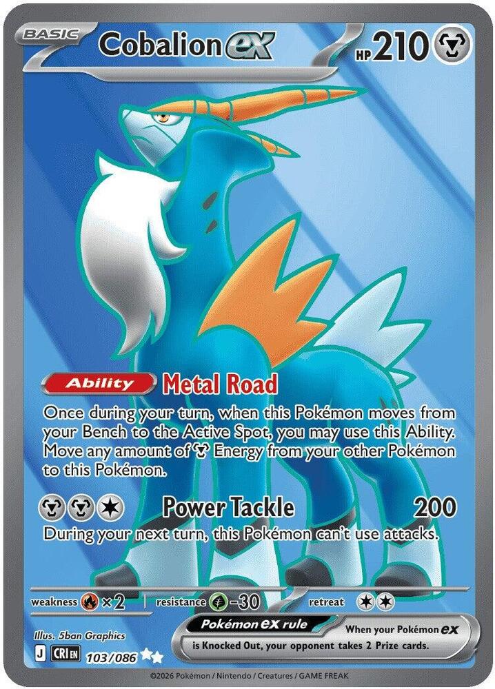 Cobalion ex #103 - Chaos Rising