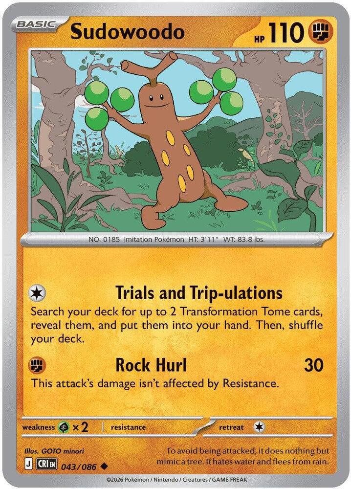 Sudowoodo #43 - Chaos Rising