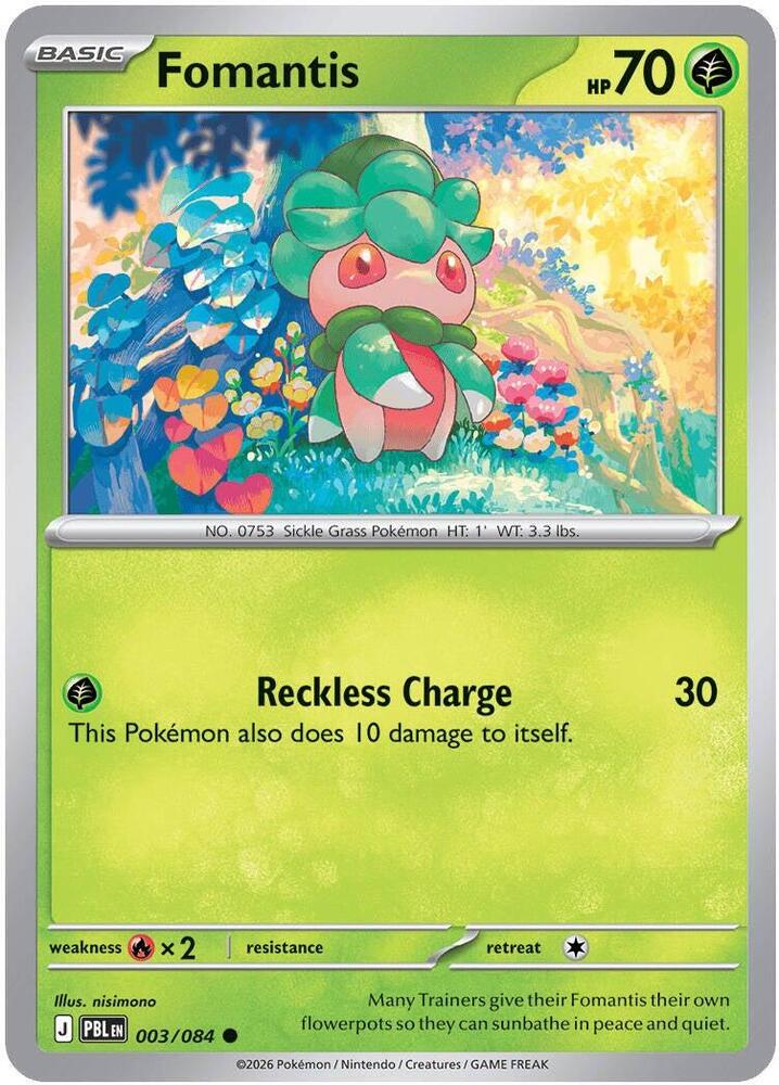 Fomantis - 003/084 #3 - Pitch Black