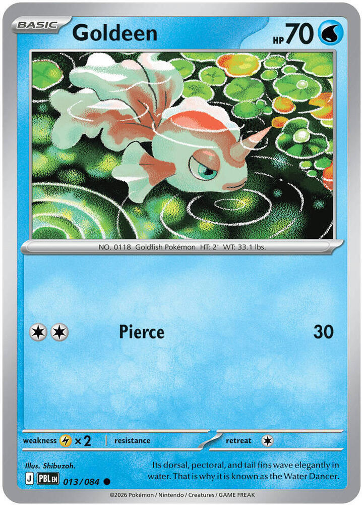 Goldeen - 013/084 #13 - Pitch Black