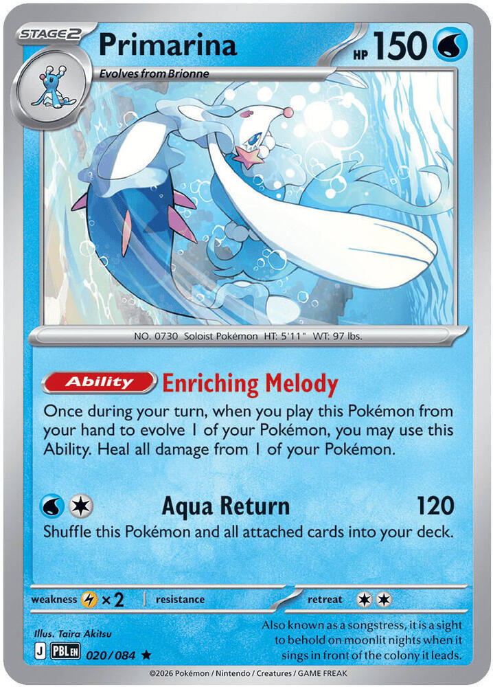 Primarina - 020/084 #20 - Pitch Black