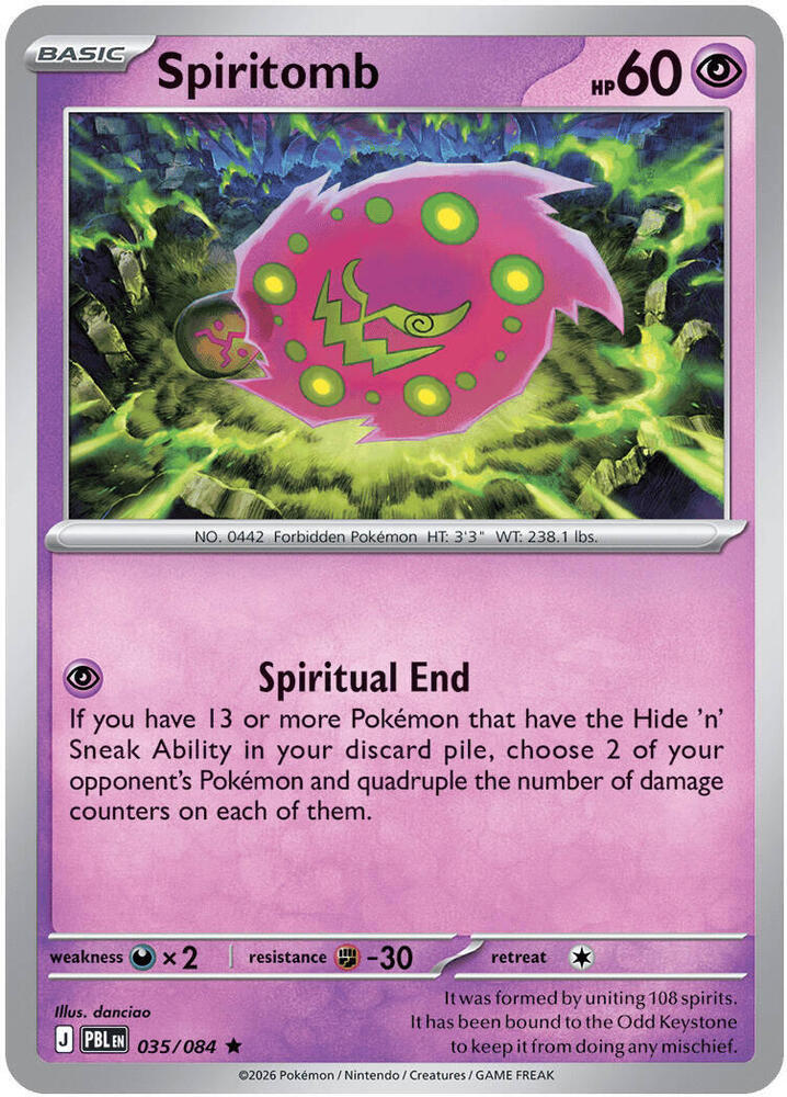 Spiritomb #35 - Pitch Black
