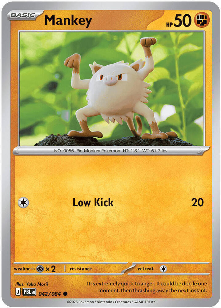 Mankey #42 - Pitch Black