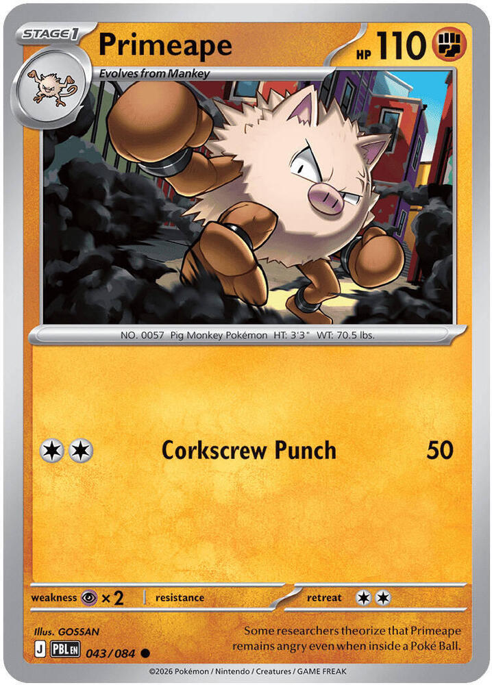 Primeape #43 - Pitch Black