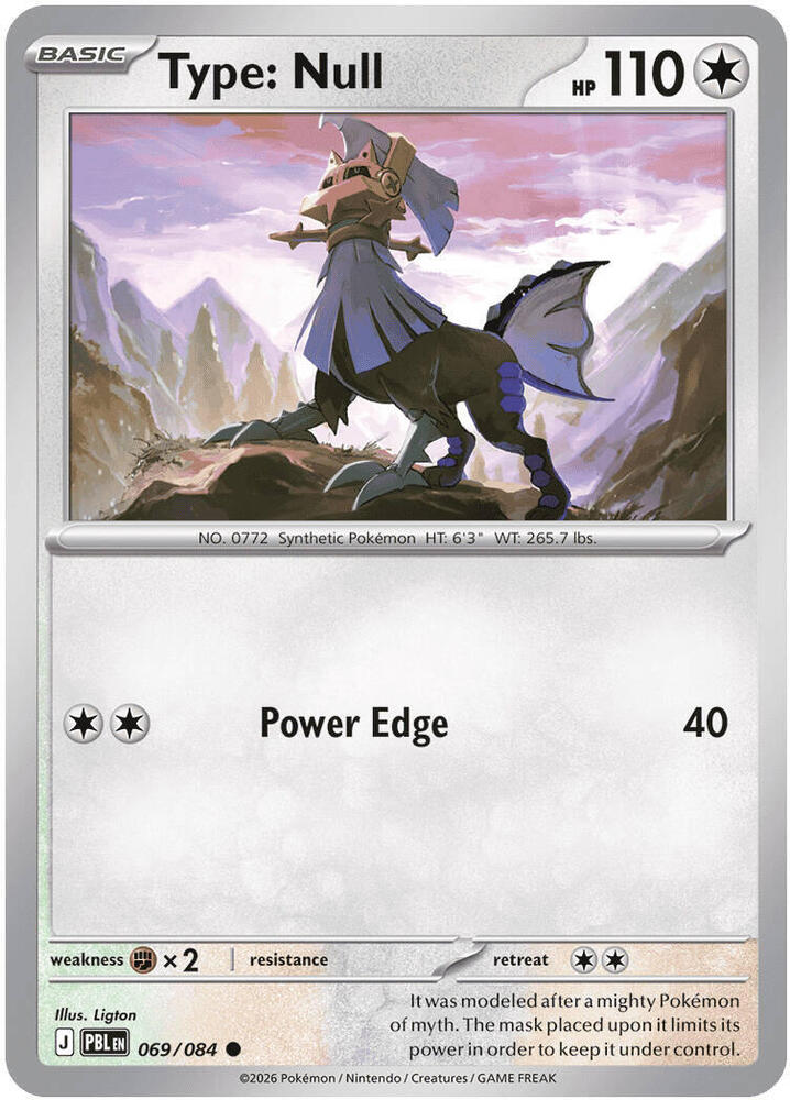 Type: Null #69 - Pitch Black