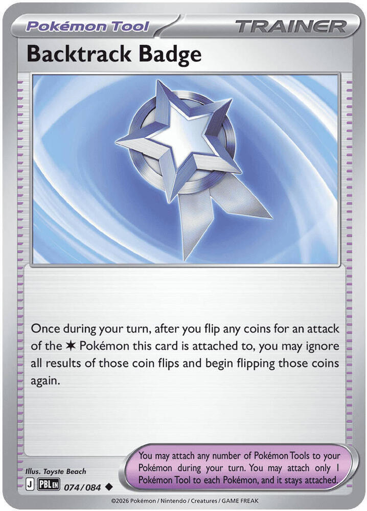 Backtrack Badge #74 - Pitch Black