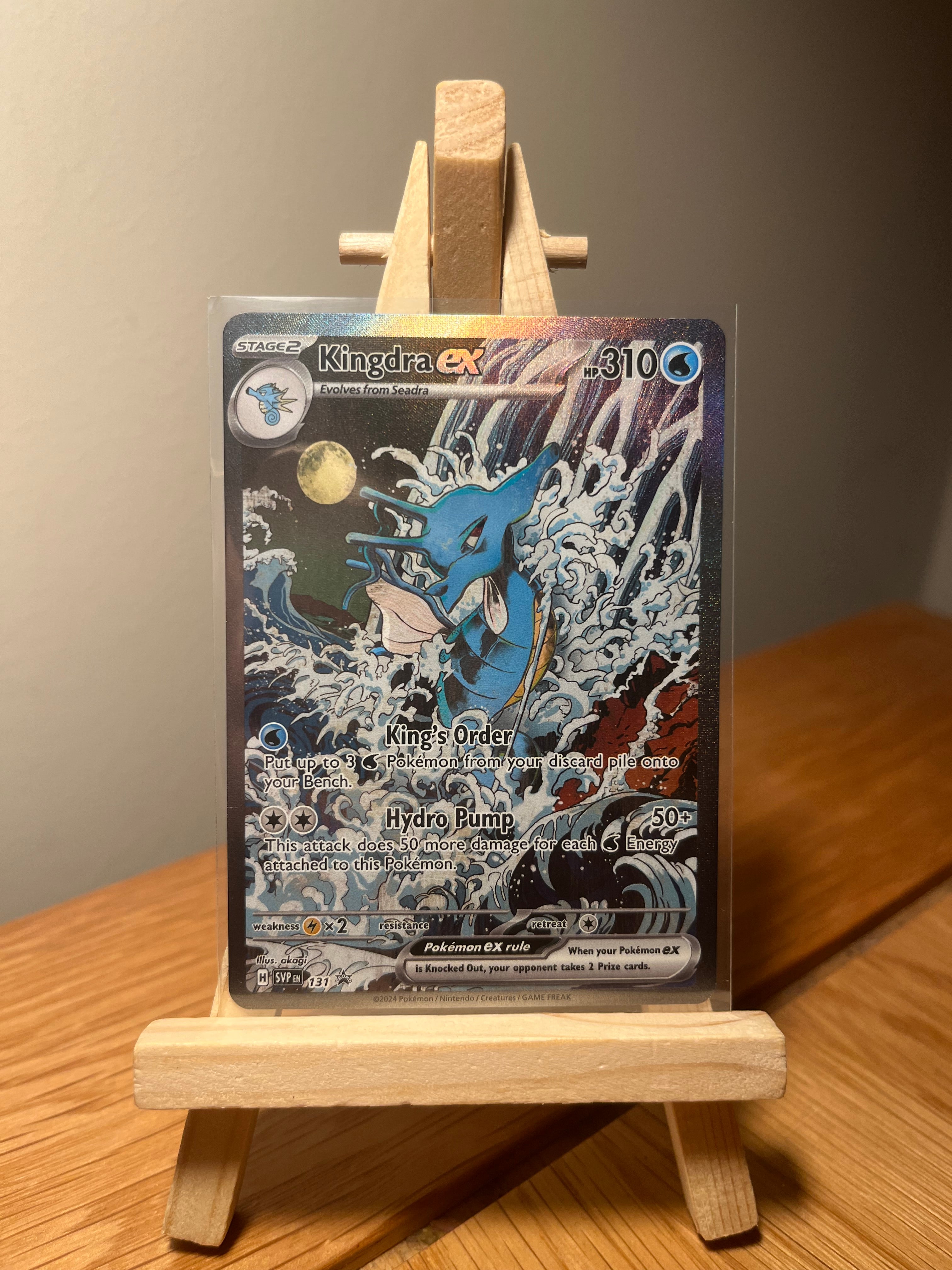 Kingdra ex SVP 131 Black Star Promo