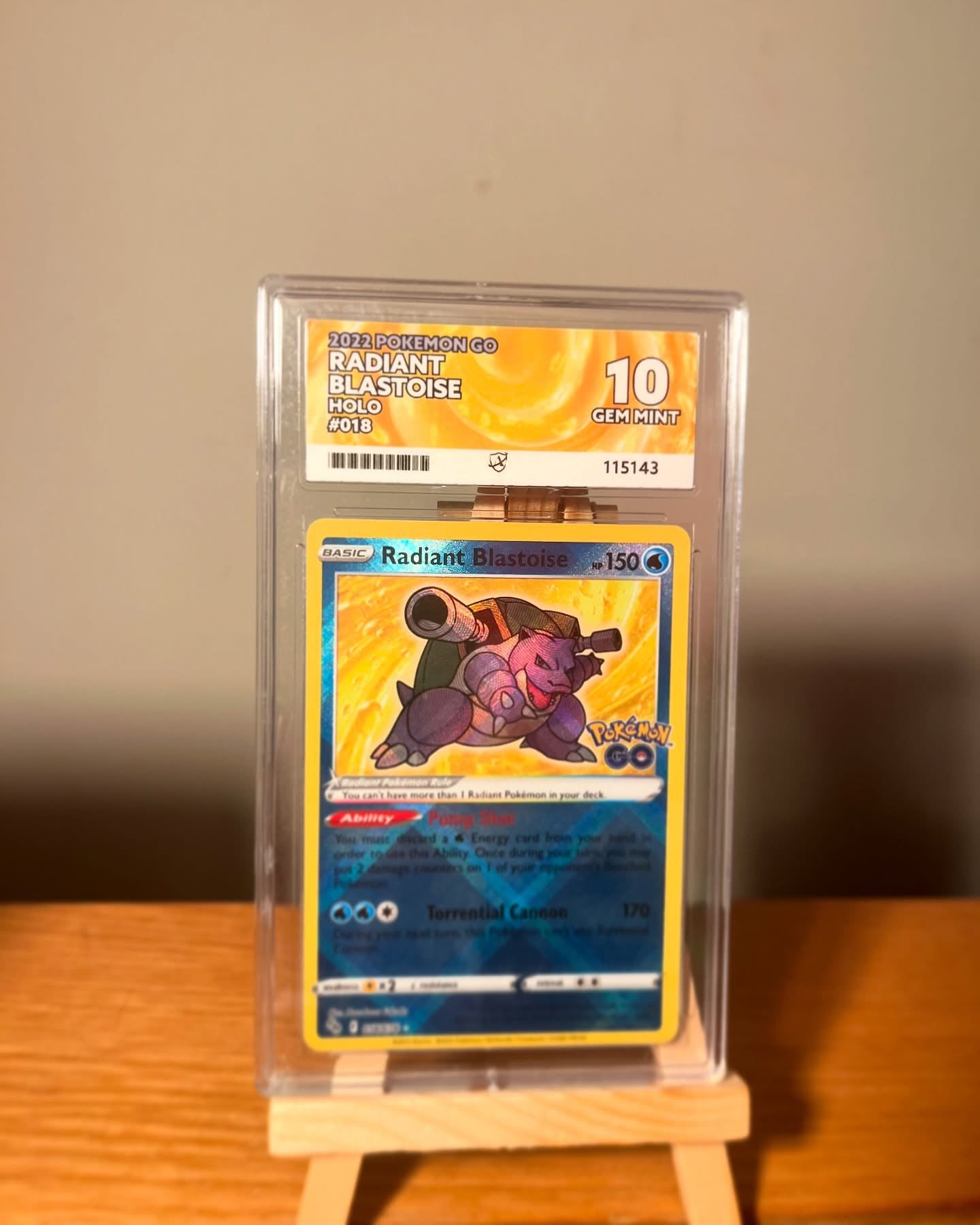 ACE 10 Radiant Blastoise Pokémon Go 018