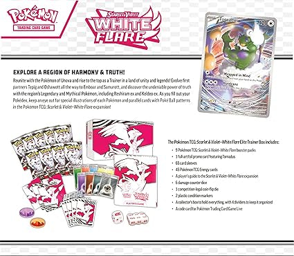 Pokémon Trading Card Game (TCG): Scarlet & Violet White Flare Elite Trainer Box