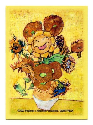 Pokémon Center × Van Gogh Museum: Sunflora Inspired by Sunflowers Card Sleeves (65 Sleeves)