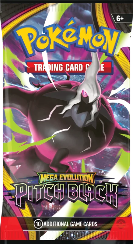 Pokemon Mega Evolution Pitch Black Booster Pack (10 Cards)